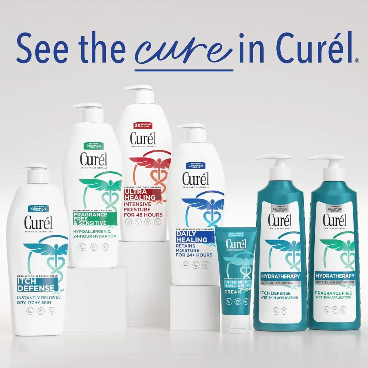 Curel Itch Defense In-Shower Body Lotion, Fragrance Free, 12 Fl Oz (Pack of 4)