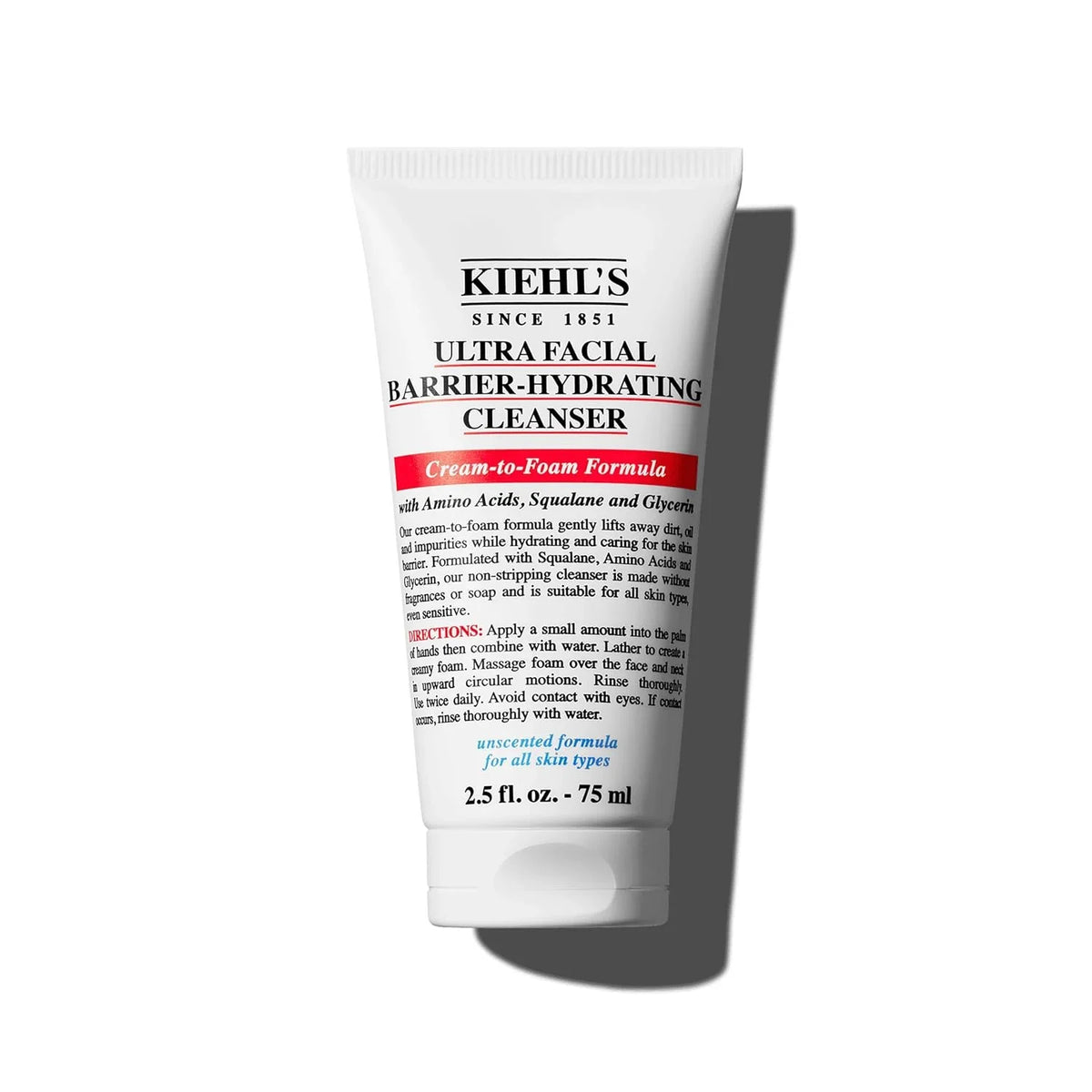 Kiehl's - Ultra Facial Barrier-Hydrating Cleanser, Cream to Foam Formula