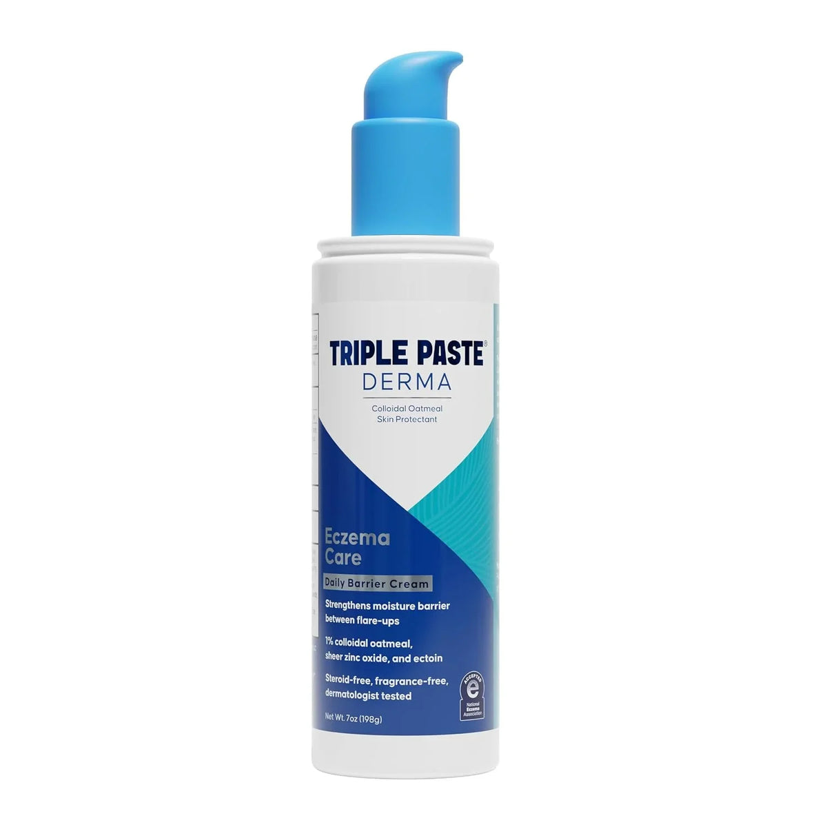 Triple Paste Derma Eczema Barrier Cream, Colloidal Oatmeal & Ectoin, 7 oz