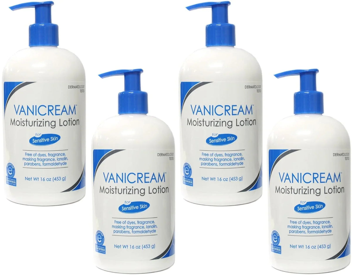 Vanicream Moisturizing Lotion for Sensitive Skin, 16 Ounce (Pack of 3)
