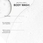 SEEN Body Wash Eco-Refill, Fragrance Free - Non-Comedogenic & Non-Irritating Body Wash- Dermatologist-Developed - Safe for Sensitive, Eczema & Acne Prone Skin