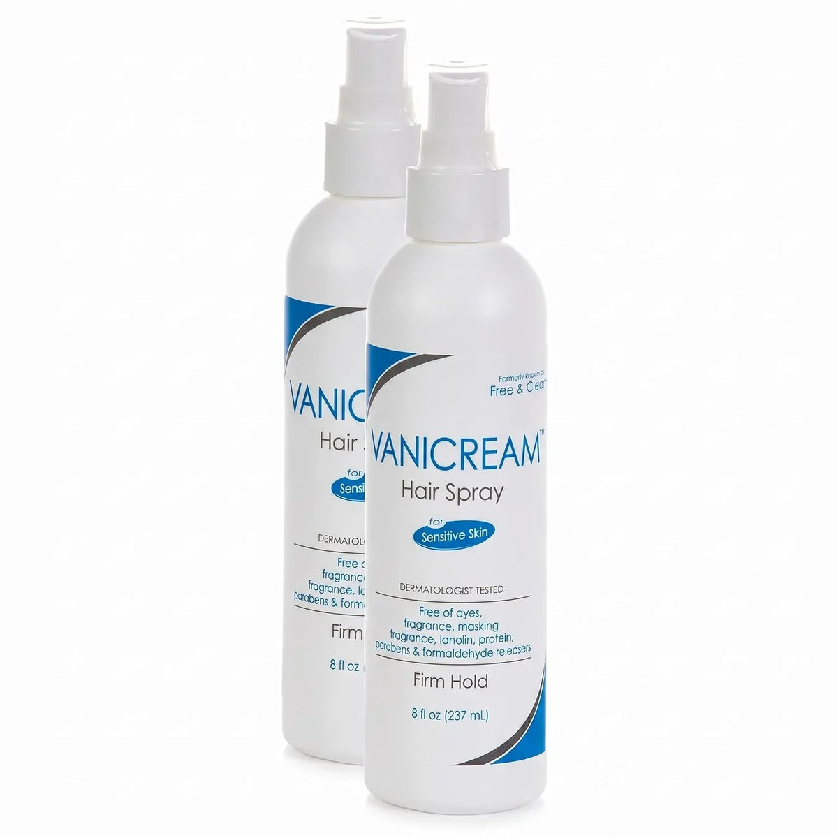 Vanicream Firm Hold Hairspray, Fragrance and Gluten Free, For Sensitive Skin, 8 Ounce, Packaging May Vary (Pack of 2)
