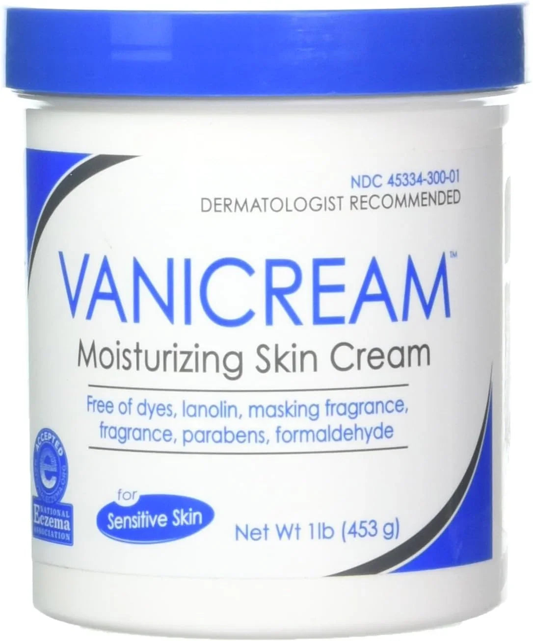 Vanicream Moisturizing Skin Cream for Sensitive Skin, 16 Oz