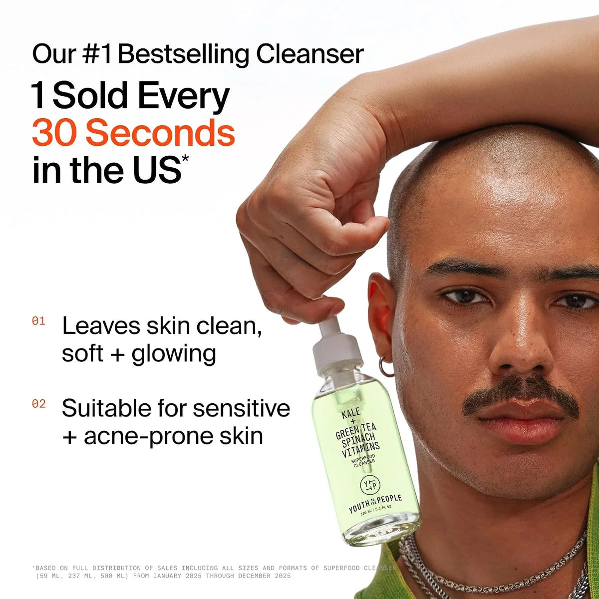 Youth To The People Superfood Cleanser - Kale + Spinach Hydrating Face Wash