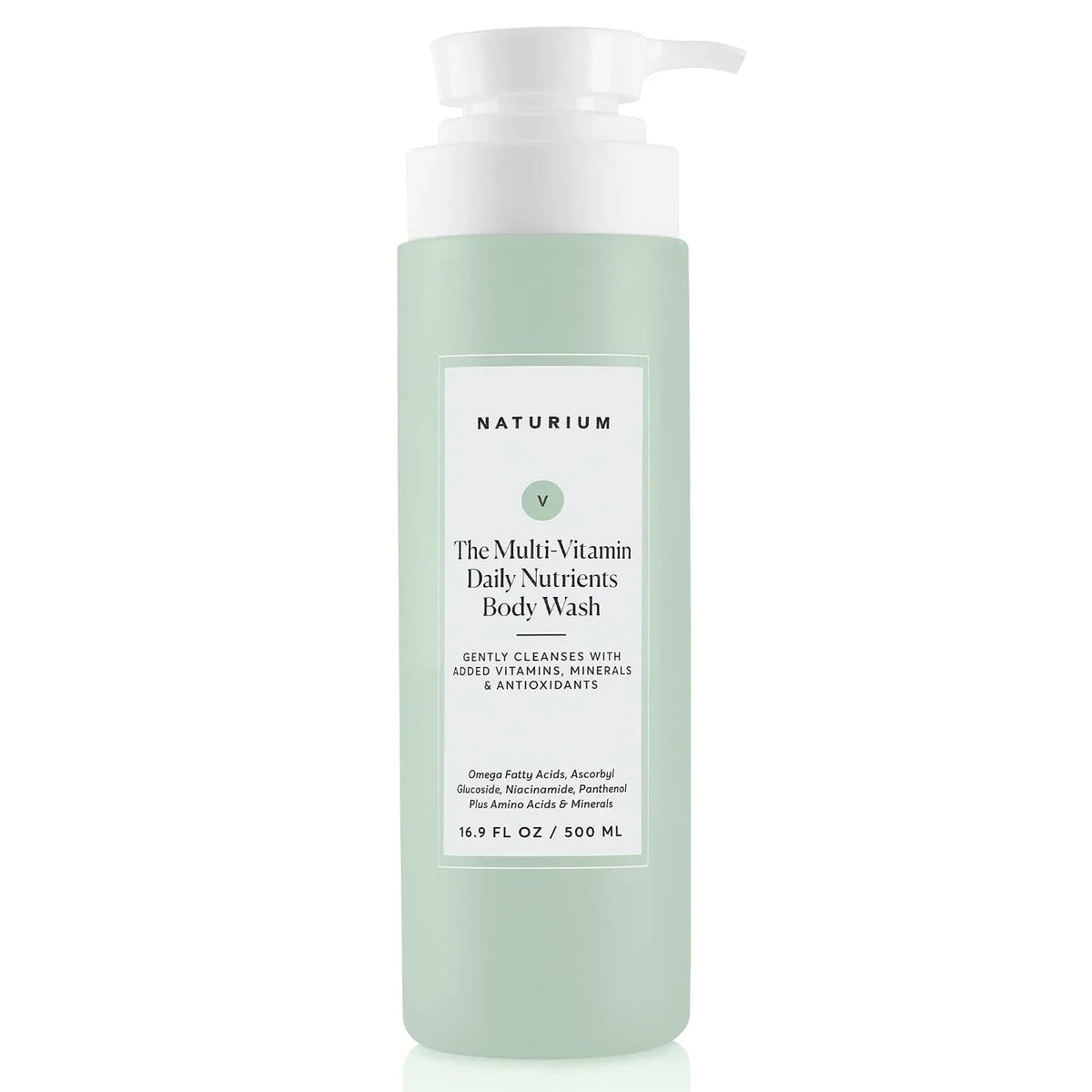 Naturium The Multi-Vitamin Daily Nutrients Body Wash, Hydrating Cleanser, 16.9 oz