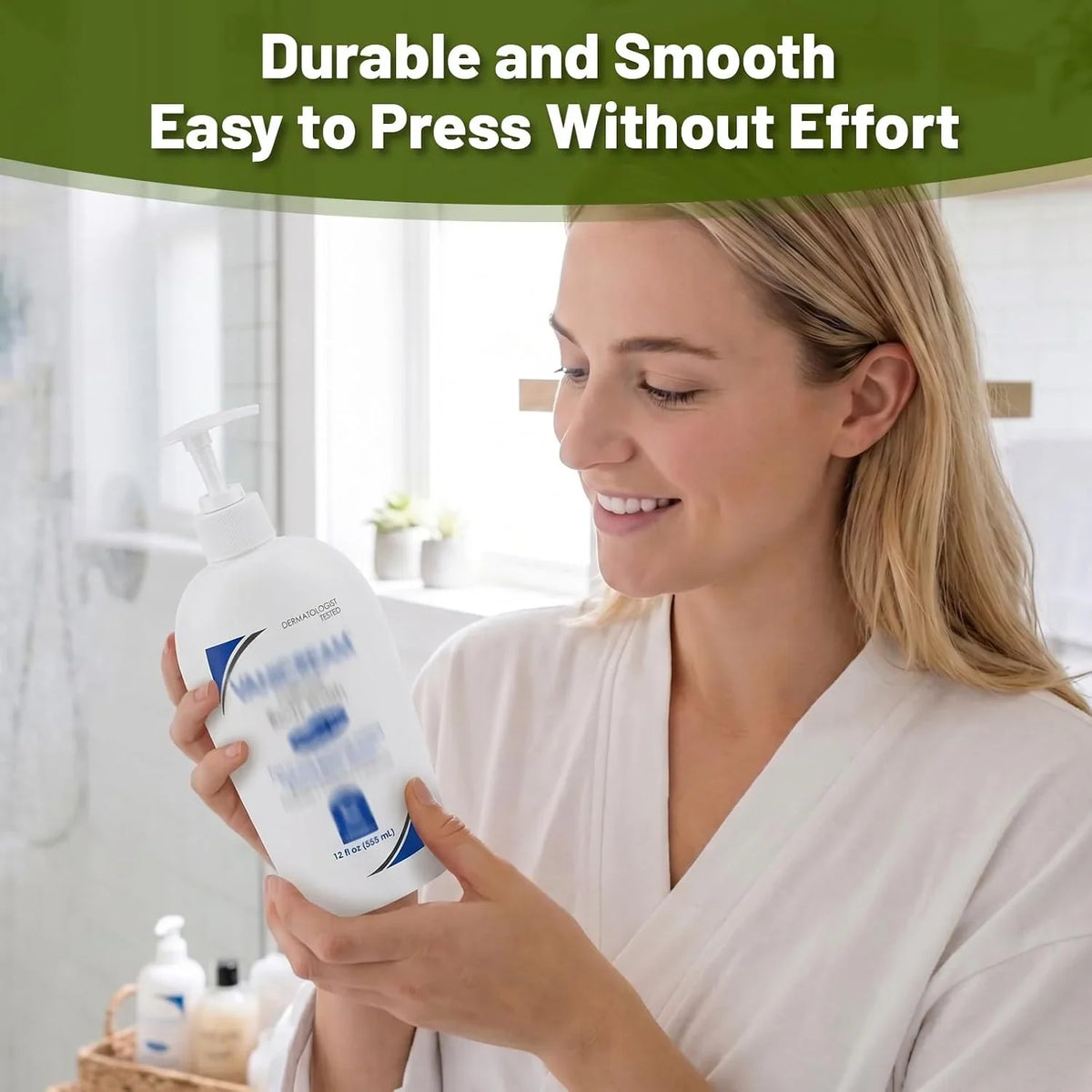 Body Wash Pumps Compatible with Vanicream,355ml/12 fl oz Bottles,Pump Dispenser for Vanicream Gentle Body Wash, 3-PackBOTTLES NOT Included(Bottles No Include)