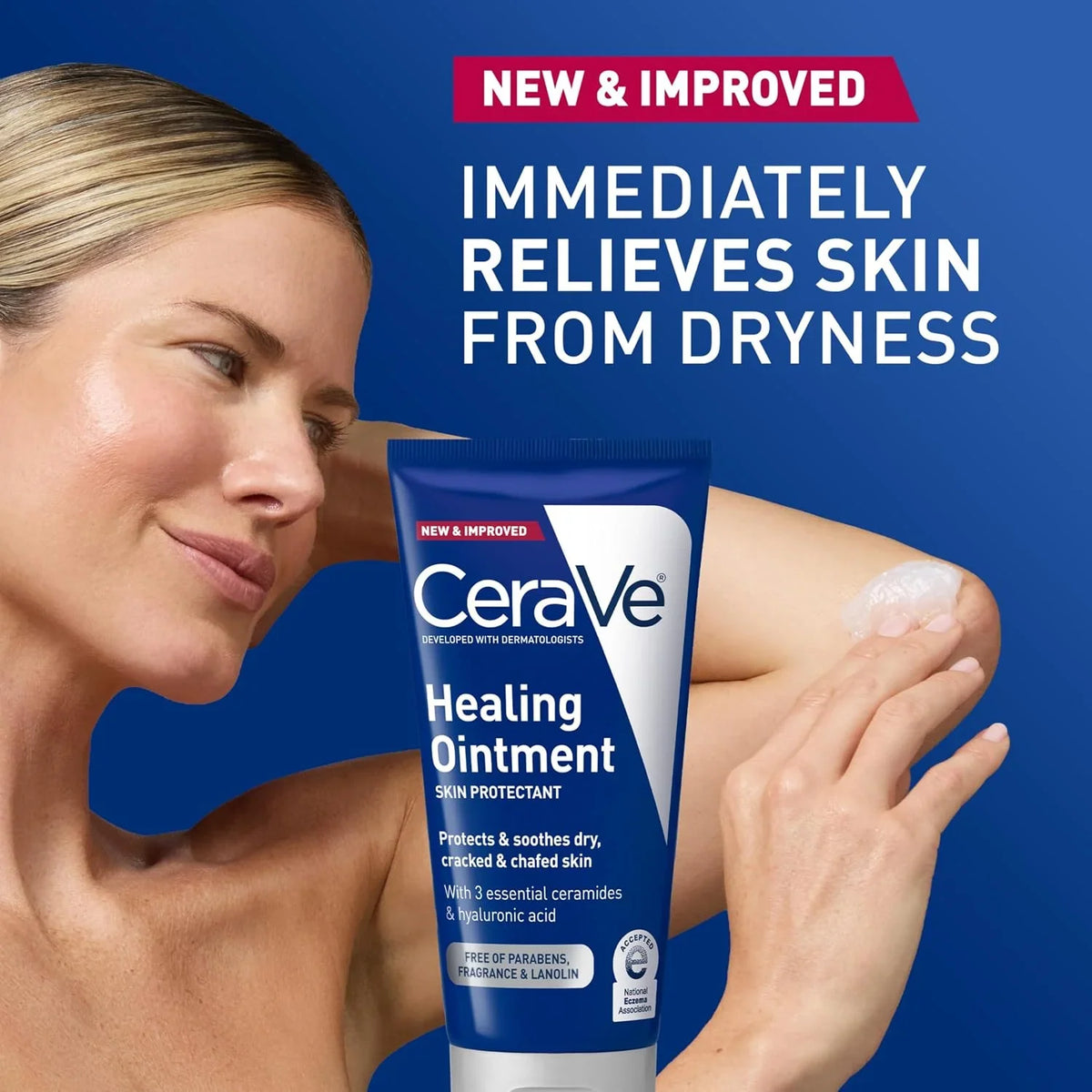 CeraVe Healing Lip Balm, Hydrating Hyaluronic Acid Lip Treatment, 0.7oz