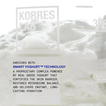 KORRES Greek Yoghurt Foaming Cream Cleanser, Deep Skin Cleansing 2.53 Fl Oz