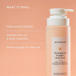 Naturium The Multi-Vitamin Daily Nutrients Body Wash, Hydrating Cleanser, 16.9 oz