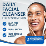 Vanicream Daily Facial Moisturizer, 3 fl oz, Vitamin C Serum, 1.2 Fl Oz, Gentle Facial Cleaner, 2.5 Fl Oz Bundle
