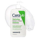 CeraVe Hydrating Cream To Foam Cleanser, Face Wash for Dry Skin,16oz Refill