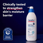 Aquaphor Daily Hydrating Face and Body Lotion with Hyaluronic Acid, 8 Fl Oz (Pack of 12)