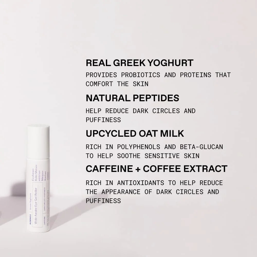 KORRES Greek Yoghurt Foaming Cream Cleanser, Deep Skin Cleansing 2.53 Fl Oz