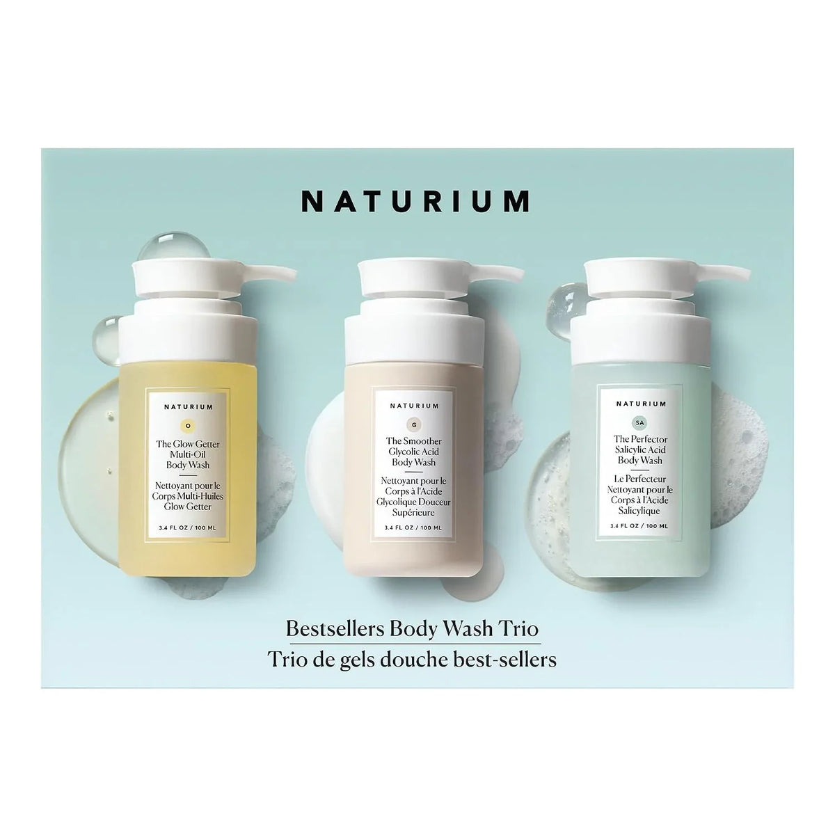 Naturium The Multi-Vitamin Daily Nutrients Body Wash, Hydrating Cleanser, 16.9 oz