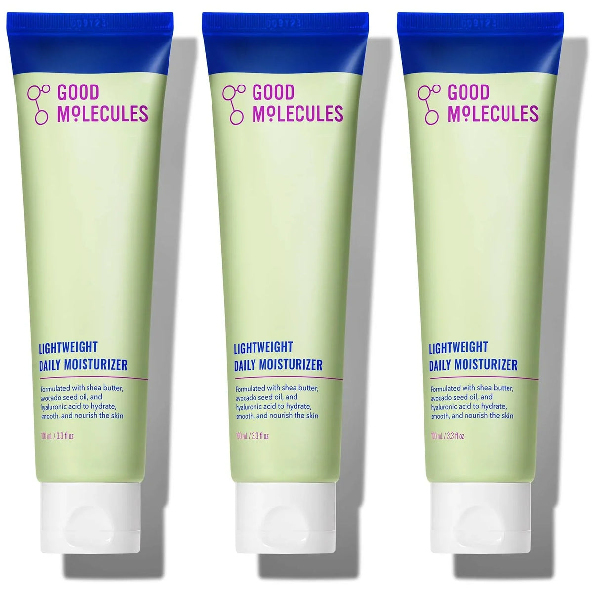 Good Molecules Lightweight Daily Moisturizer, Face Cream, Pack of 3