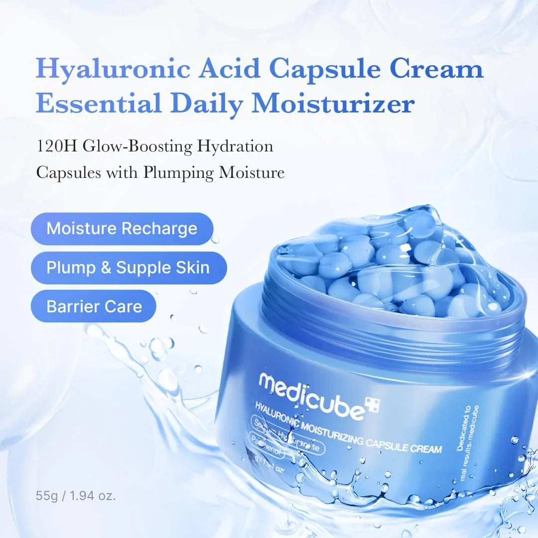 medicube Capsule Cream with Deep Vitamin C for Uneven Skin Tone & Texture
