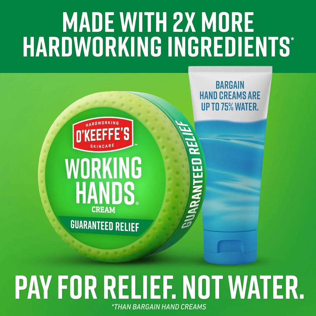 O'Keeffe's K0290004-10 Working Hands Hand Cream Tube (10 Pack), 3 oz
