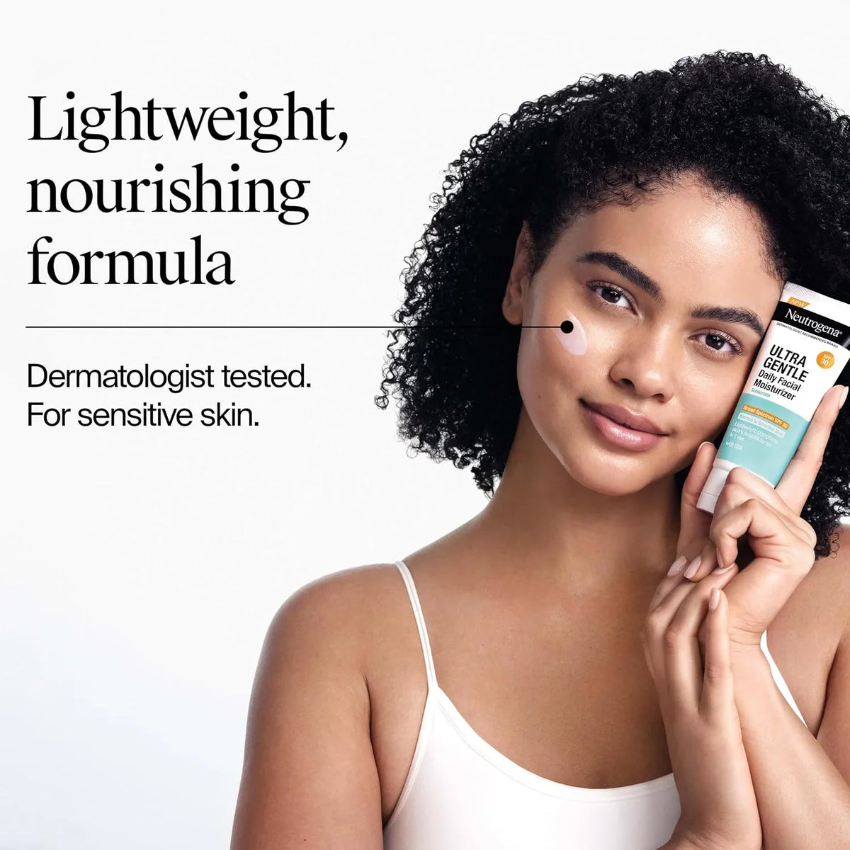 Neutrogena Ultra Gentle Daily Face Moisturizer, Fragrance-Free, 3.4 Fl Oz (Pack of 12)