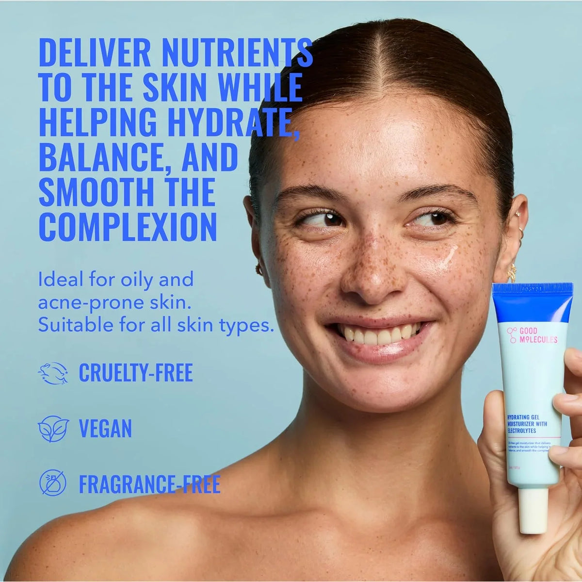 Good Molecules Hydrating Gel Moisturizer with Electrolytes, 1.7 fl oz