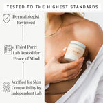 Amallow 100% Grass Fed Beef Tallow for Skin Care - Face + Body - Whipped Moisturizer for Sensitive Skin - Natural Lotion, 4 FL. oz. (Unscented + Jojoba Oil)