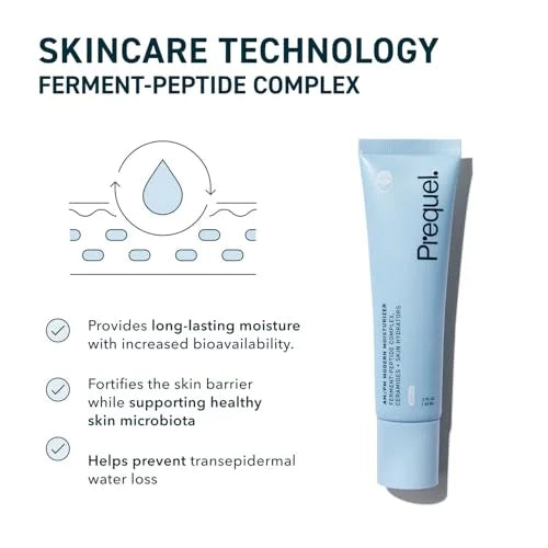Prequel Skin AM/PM Modern Moisturizer – Hydrating Face Cream with Peptides, Ceramides & Glycerin for Dry, Sensitive, or Combination Skin – Non-Greasy Moisturizer for Barrier Support (Pack of 2)