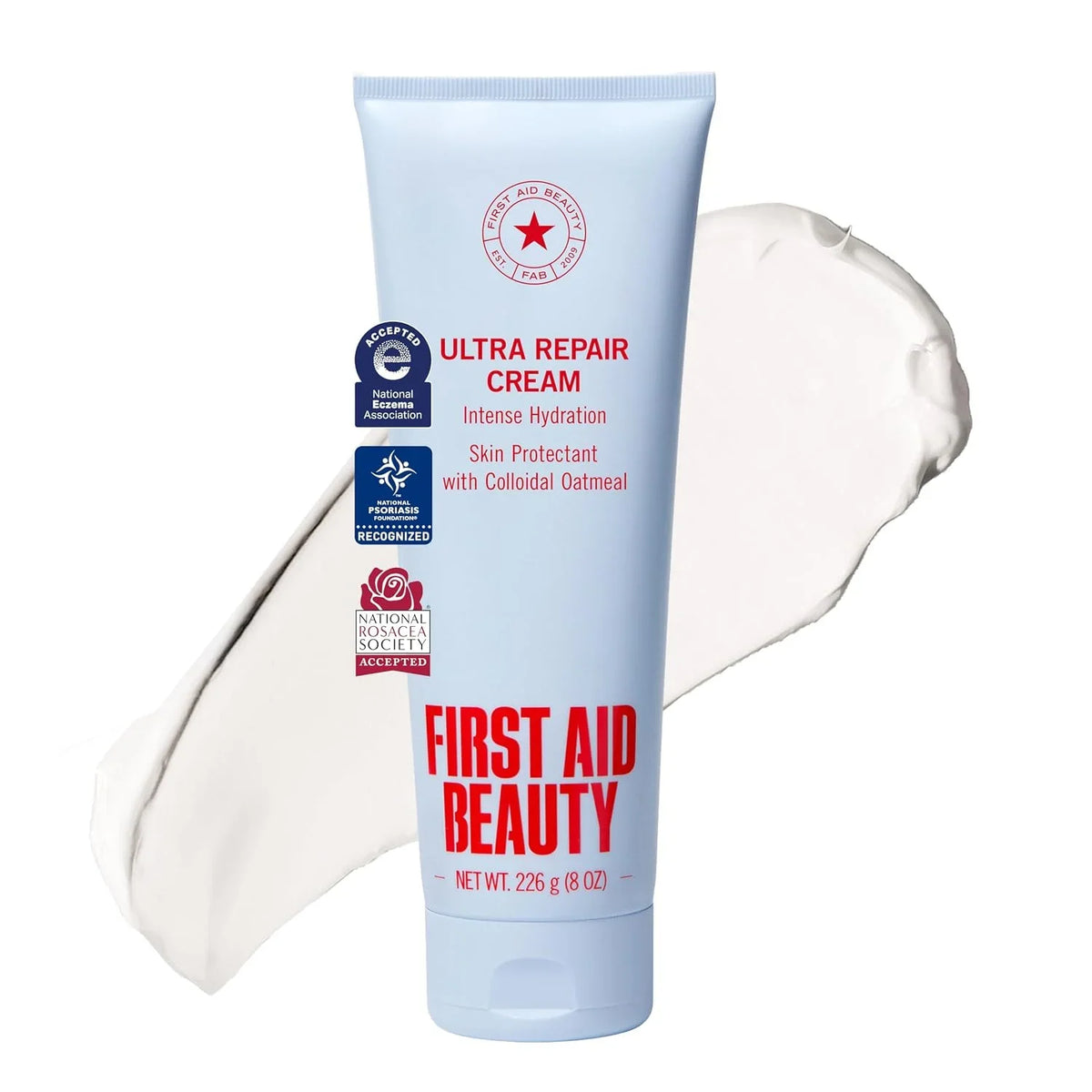First Aid Beauty Ultra Repair Cream, Face Body Barrier Repair Moisturizer
