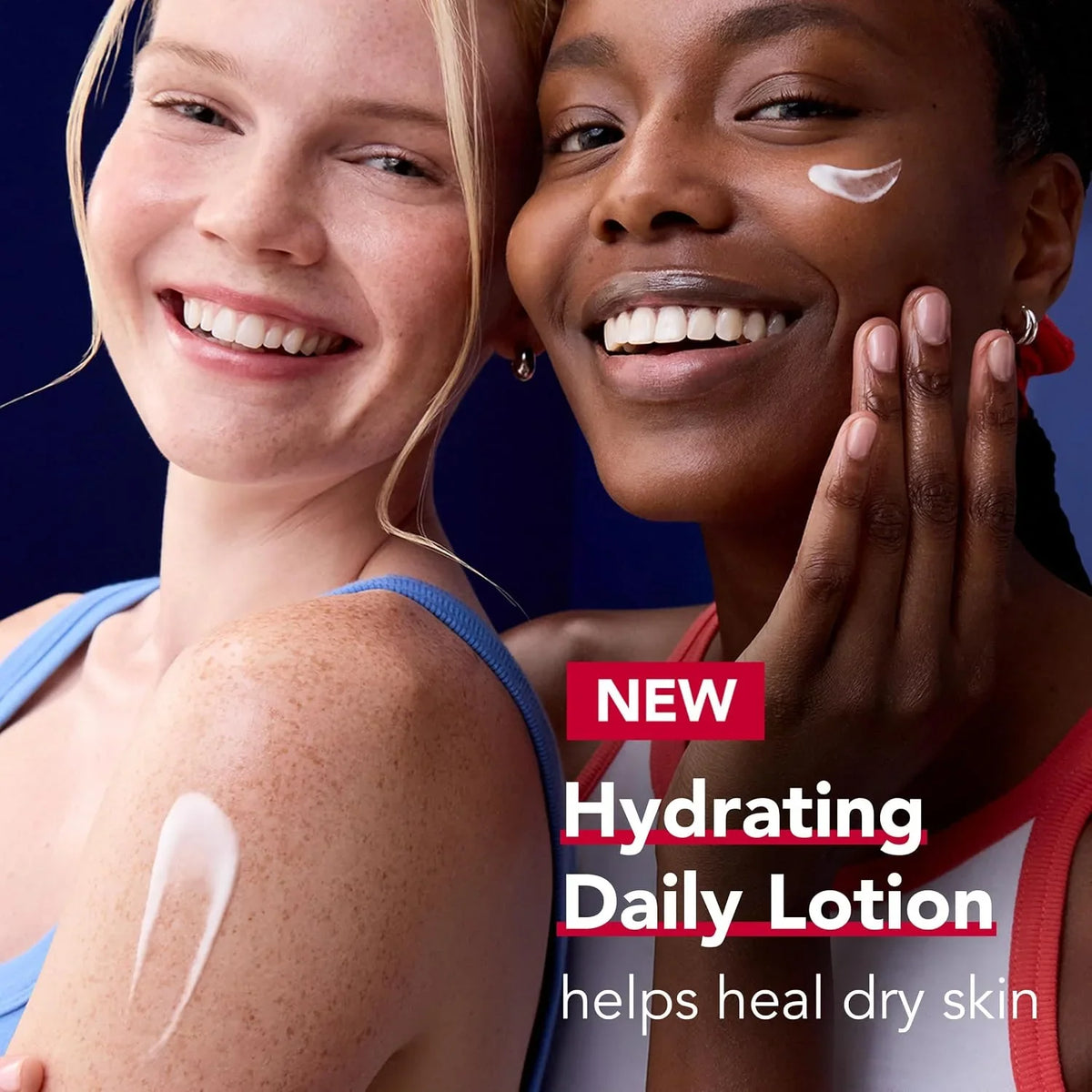 Aquaphor Daily Hydrating Face and Body Lotion with Hyaluronic Acid, 8 Fl Oz (Pack of 12)