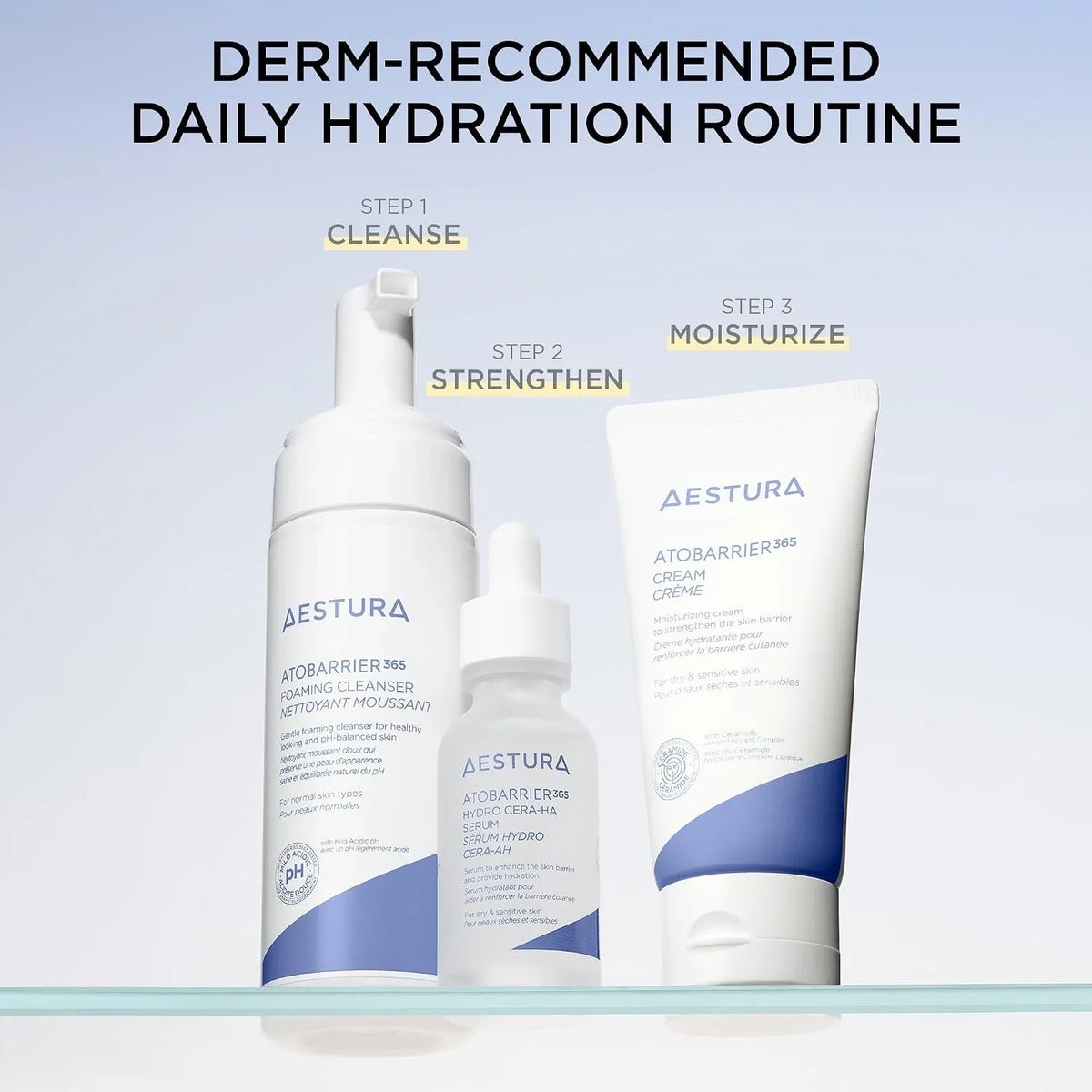 AESTURA ATOBARRIER365 Gentle Foaming pH-balanced Facial Cleanser, 150 ML