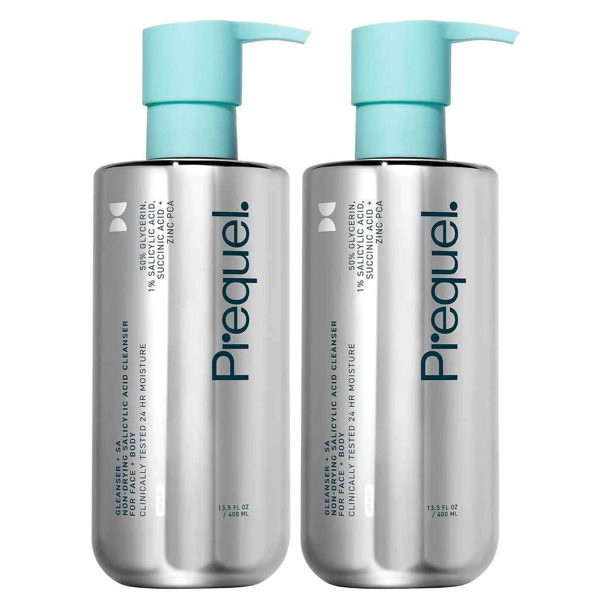 Prequel Skin Gleanser SA Face Wash - 1% Salicylic Acid Glycerin Cleanser