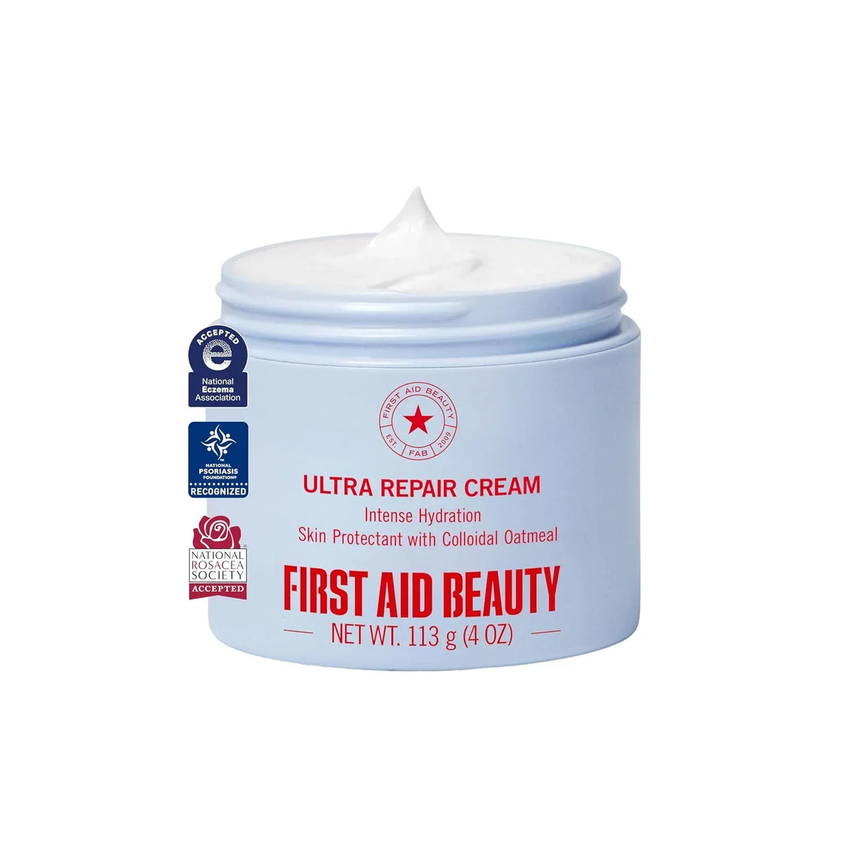 First Aid Beauty Ultra Repair Cream, Face Body Barrier Repair Moisturizer