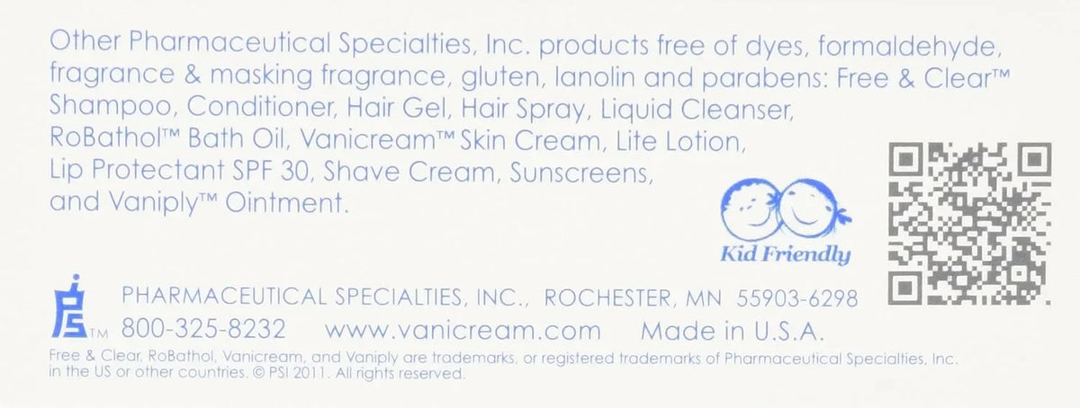 Vanicream Cleansing Bar 3.9 oz For Sensitive Skin, Pack of 4