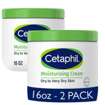 Cetaphil Moisturizing Cream, Dry Sensitive Skin, Fragrance Free, 16 Ounce (Pack of 12)