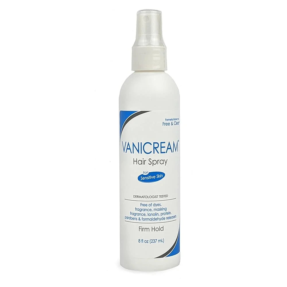 Vanicream Hairspray For Sensitive Skin, 8 Ounce, Packaging May Vary & Hair Styling Gel, Fragrance and Gluten Free, Unscented, 7 Oz