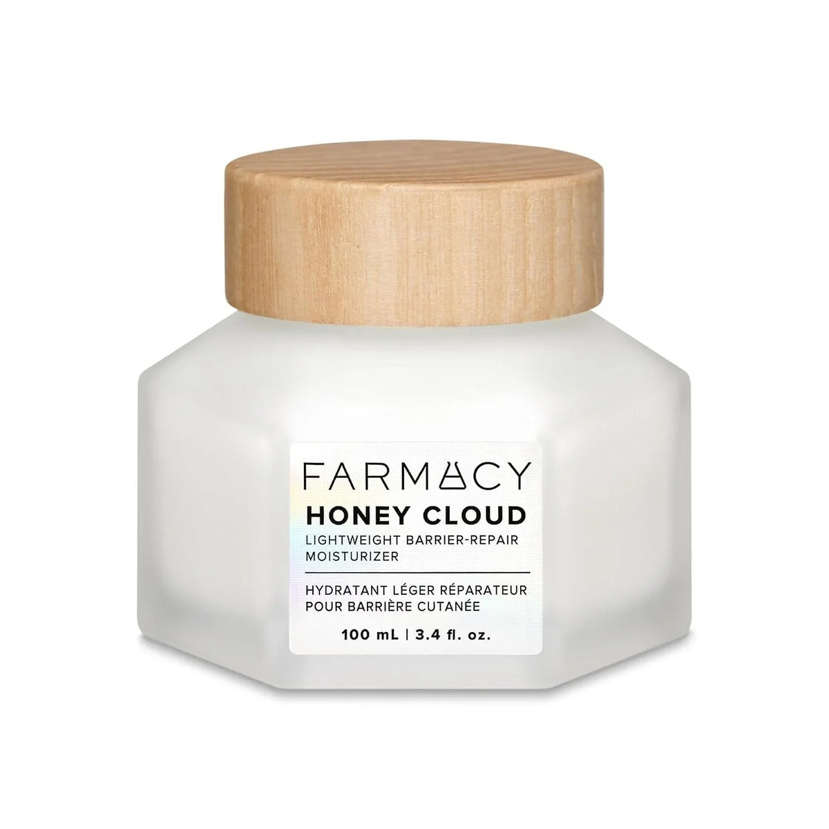 Farmacy Ceramide Face Moisturizer - Honey Halo Ultra Hydrating Facial Moisturizer with Buckwheat Honey + Ceramides - Helps Restore Barrier + Replenish Dryness - Plumping Skin Care for Dry Skin (50ml)