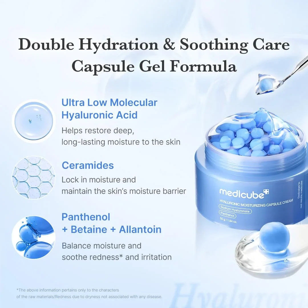 medicube Capsule Cream with Deep Vitamin C for Uneven Skin Tone & Texture