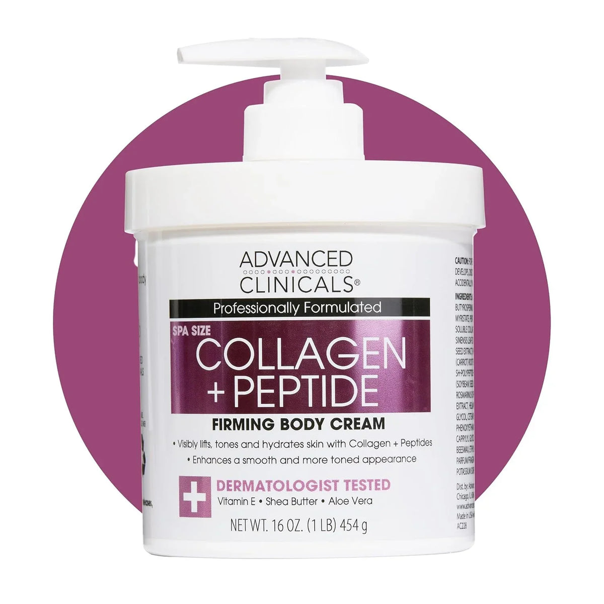 Advanced Clinicals Retinol Body Lotion + Brightening Vitamin C Lotion 2pc Skincare Set For Women & Men | Body Cream & Face Moisturizer Set Helps Improve The Look Of Dark Spots & Uneven Skin Tone, 2PC
