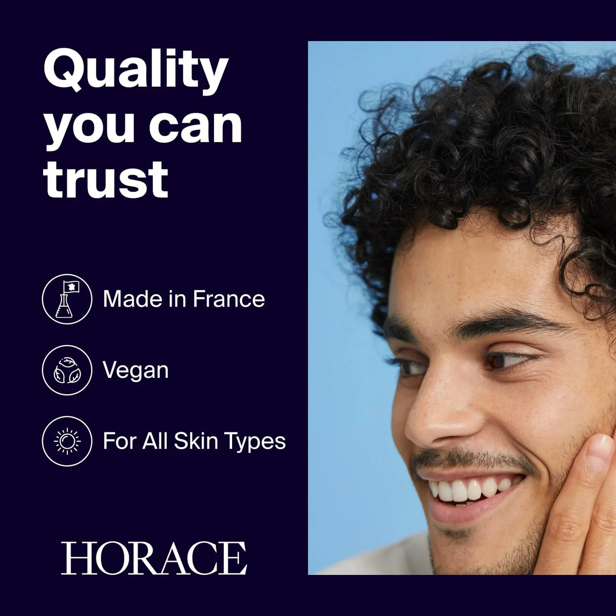 HORACE Mattifying Face Moisturizer for Men, Unscented, 2.5 fl. oz
