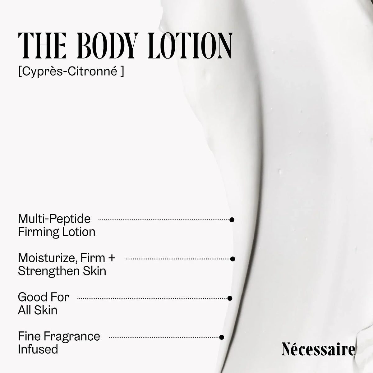 The Body Lotion Santal. Multi-Peptide Firming Body Lotion With Niacinamide