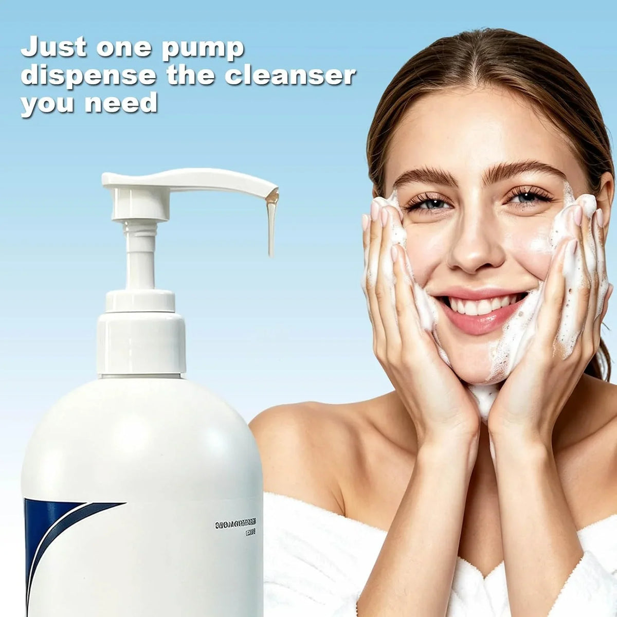 Dispenser Pump Compatible with Vanicream Liquid Cleanser 32 Fl Oz, 2 Pcs