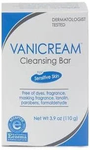Vanicream Cleansing Bar 3.9 Oz (Pack of 2)