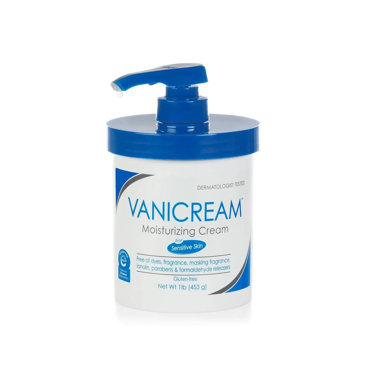Vanicream Moisturizing Skin Cream 16 Ounces and Pump Dispenser 16 fl oz Moisturizer for Sensitive Skin