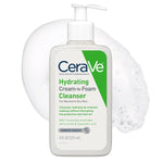 CeraVe Hydrating Cream To Foam Cleanser, Face Wash for Dry Skin,16oz Refill