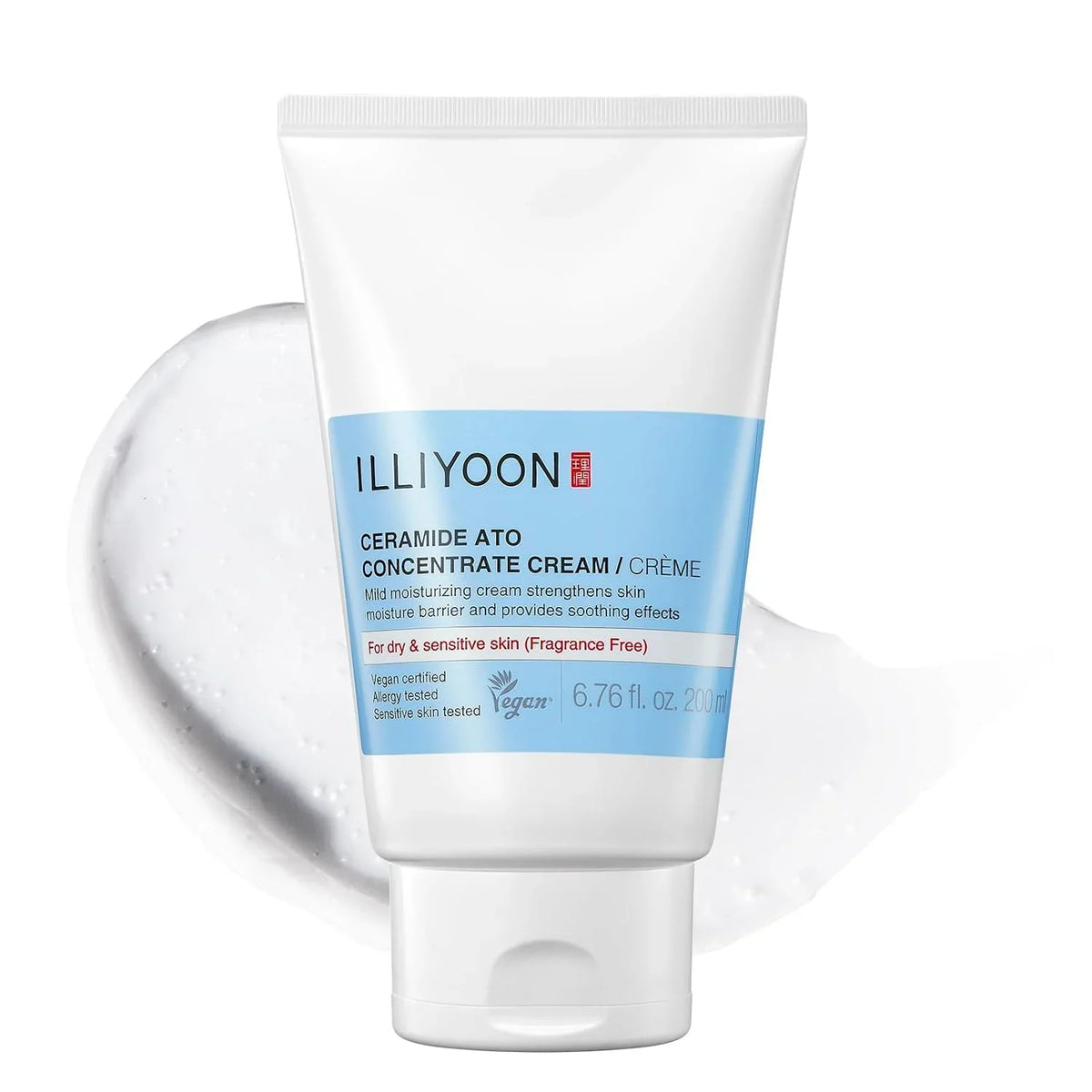 ILLIYOON Ceramide Ato Lotion 528ml(17.85oz) | Daily Moisturizing Lotion for All Skin Types | Deep Moisturizing and Soothing Effect | Korean Skin Care