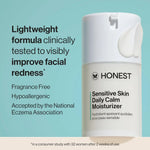 Honest Beauty Sensitive Skin Daily Calm Lightweight Moisturizer, 1.7 fl oz