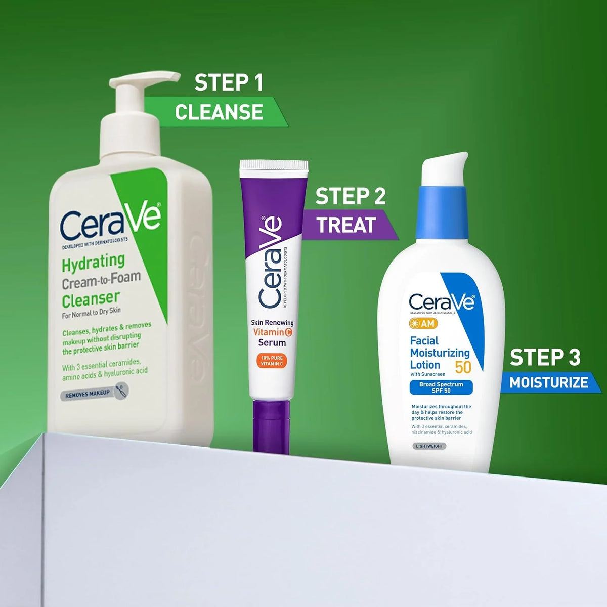 CeraVe Hydrating Cream To Foam Cleanser, Face Wash for Dry Skin,16oz Refill