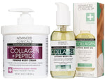 Advanced Clinicals Retinol Body Lotion + Brightening Vitamin C Lotion 2pc Skincare Set For Women & Men | Body Cream & Face Moisturizer Set Helps Improve The Look Of Dark Spots & Uneven Skin Tone, 2PC