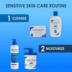 Vanicream Sensitive Skin Care Set, Enhanced Moisturizer with Hyaluronic Acid and Ceramides 12 fl oz plus Cleansing Bar 3.9 oz, Dermatologist Tested Gentle Skin Care Bundle