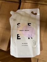SEEN Body Wash Eco-Refill, Fragrance Free - Non-Comedogenic & Non-Irritating Body Wash- Dermatologist-Developed - Safe for Sensitive, Eczema & Acne Prone Skin