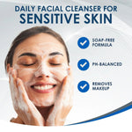 Vanicream Gentle Facial Cleaner, pH-Balanced Face Wash, 8 Fl Oz