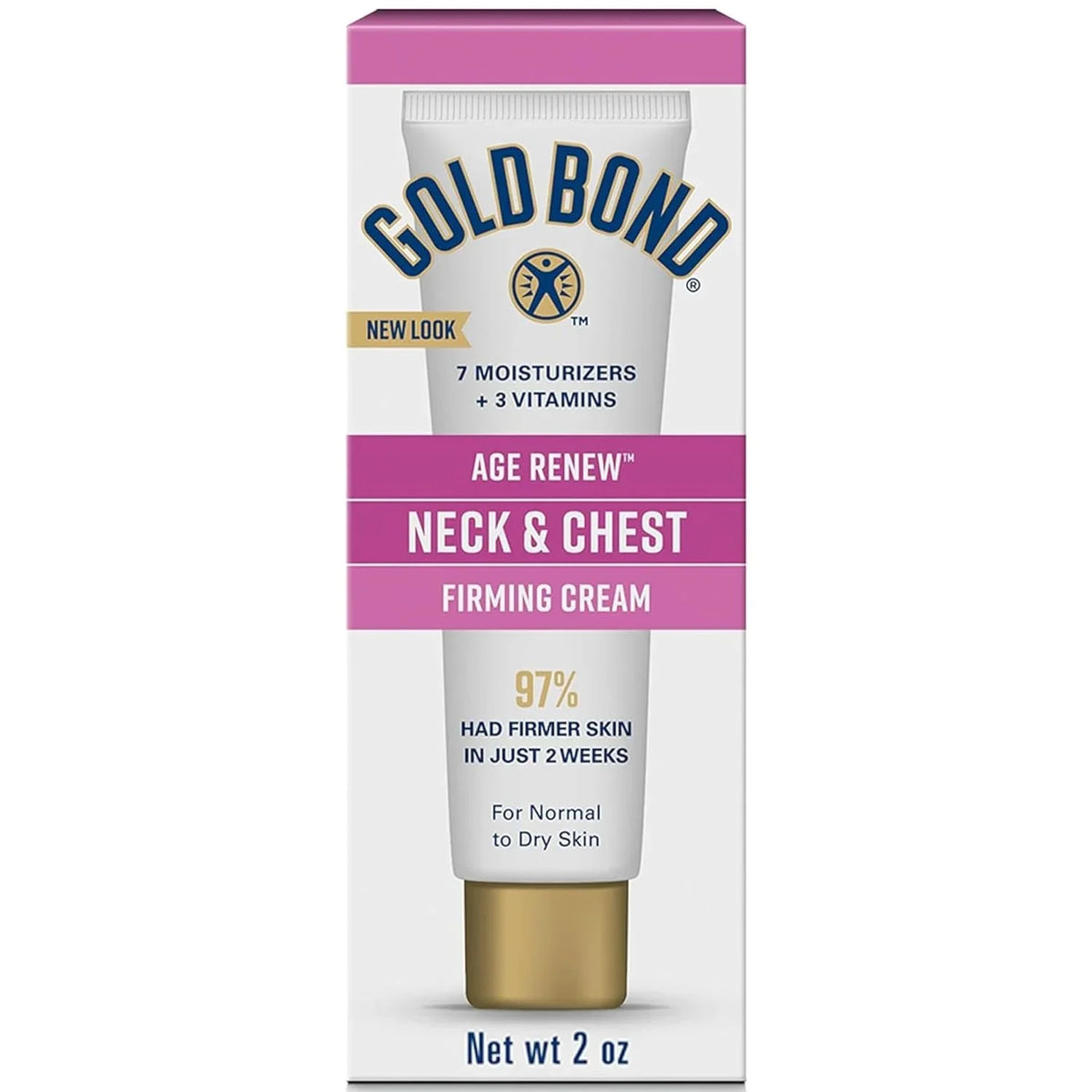 Gold Bond Ultimate Firming Neck & Chest Cream, 2 Oz (6 Pack)